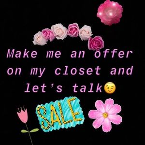 MAKE ME AN OFFER!!!!!!!!!!!! 🎉🎉🎉🛍🛍🛍🛍